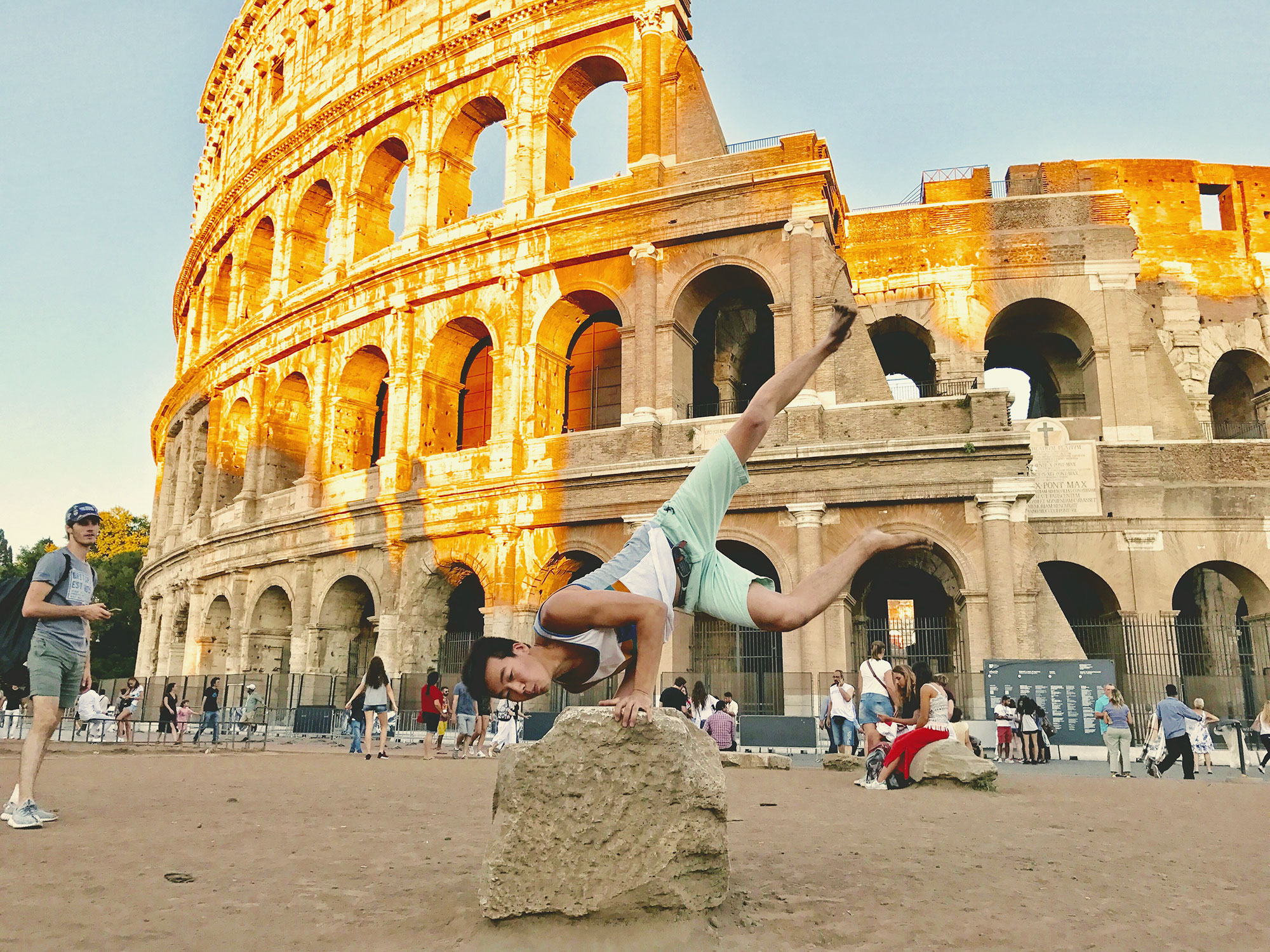 study abroad students in Italy