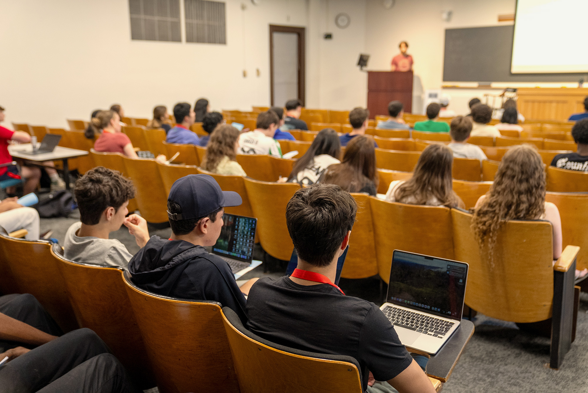 Harvard Summer School classroom.