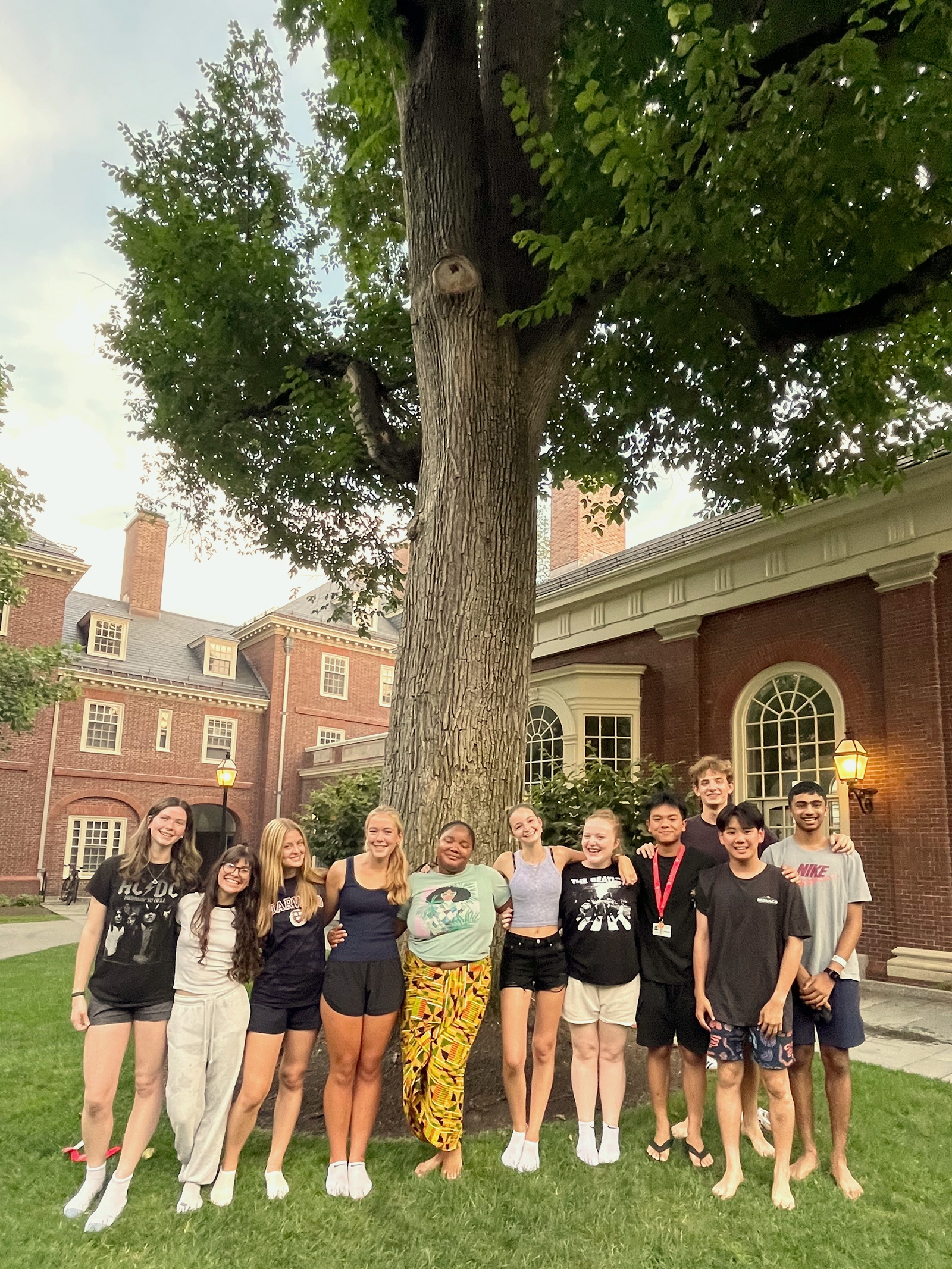 Ja'Nay with her student group at Harvard.