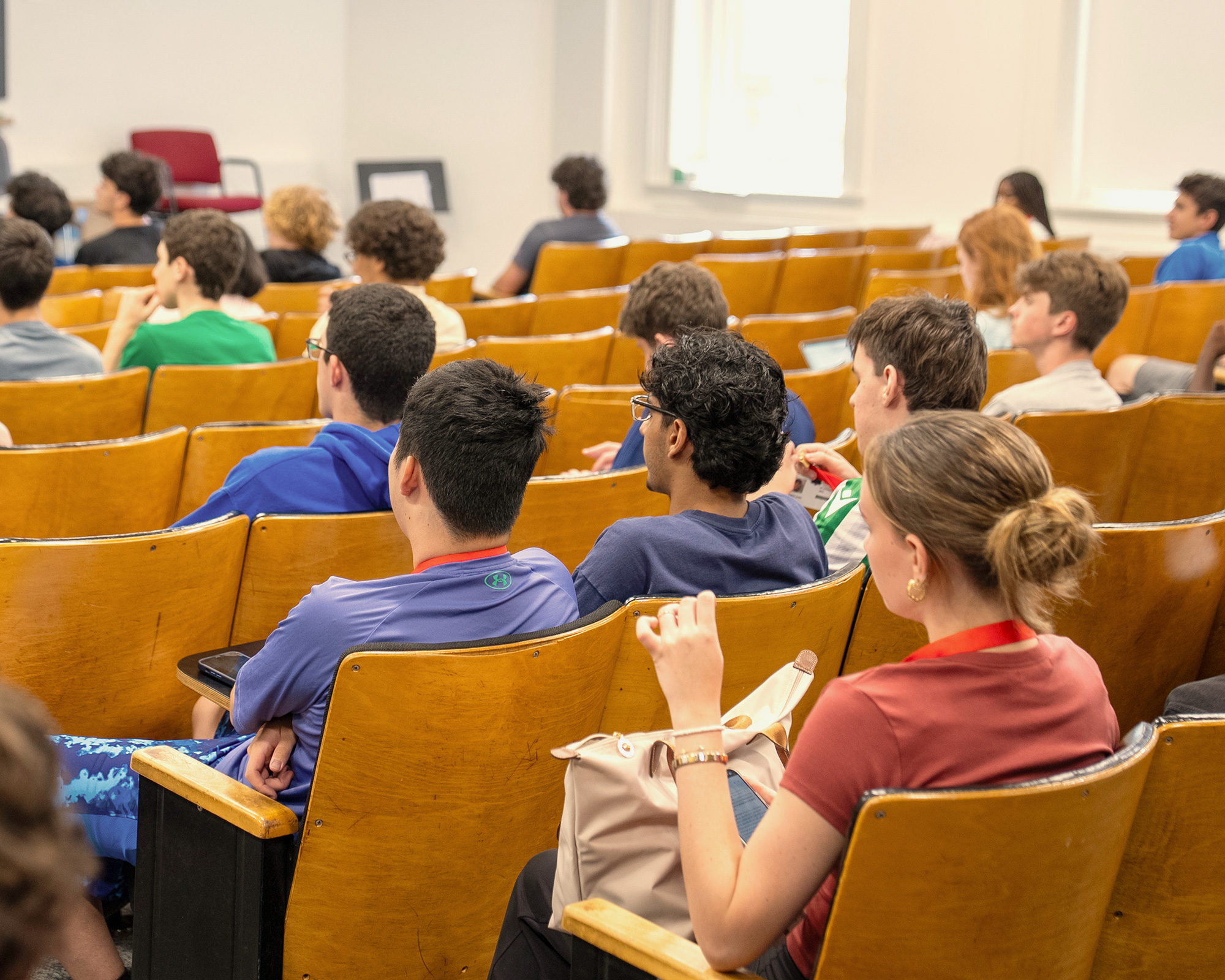 Students in a Harvard Classroom.